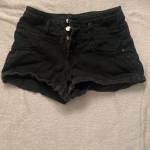 Black jean shorts | Brand : NOBO | Size : 11